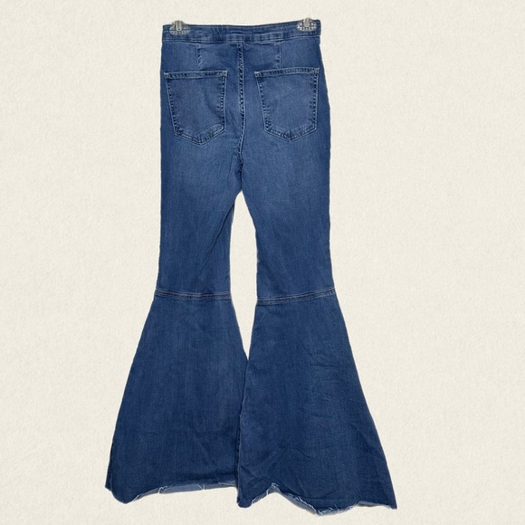 Free People We The Free Just Float High Waist Bellbotton Jeans - Picture 5 of 11